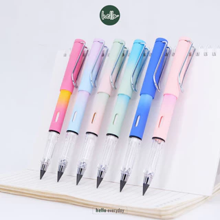 hello - ดินสอไม่ต้องเหลา ยางลบในตัว เทียบเท่าดินสอไม้100แท่ง HB สีทูโทน พาสเทล