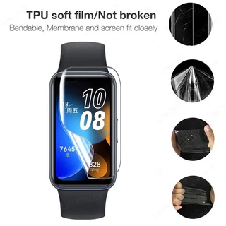ฟิล์มไฮโดรเจลสําหรับ For Huawei band 11 / 11 Pro / 10 / 9 / 8 / 7 / 6 / 6 Pro ฟิล์มกันรอยแบบเต็มหน้าจอโค้งนุ่มสําหรับ Honor Band 9 7 6 ฟิล์มป้องกัน