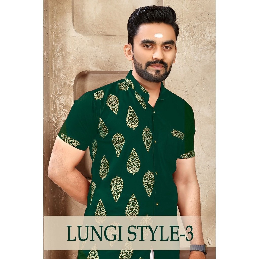 Lungi Style Vol 3 Festive Wear Mens Kurta/Shirt Collection