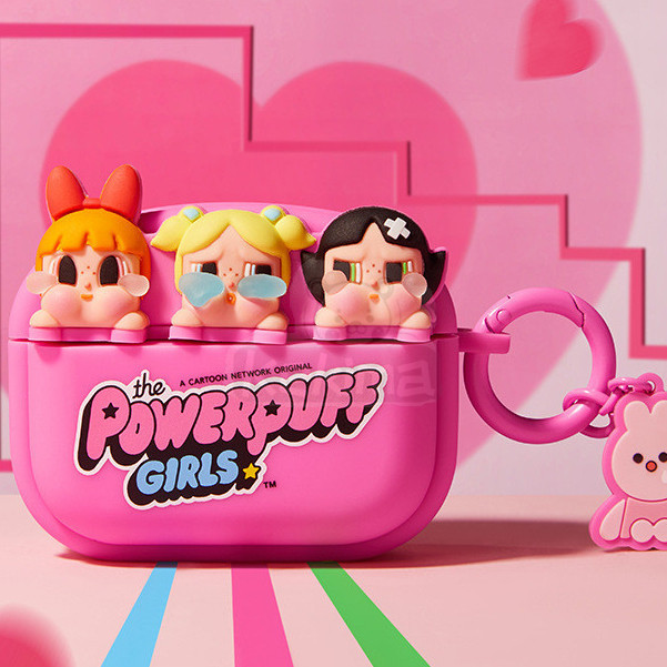 Popmart CRYBABY x เคสหูฟัง Powerpuff Girls