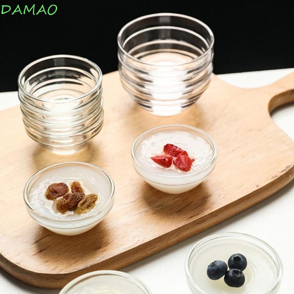 Damao ถ้วยแก้ว สําหรับใส่ซอส พุดดิ้ง ขนมหวาน ลูกอม