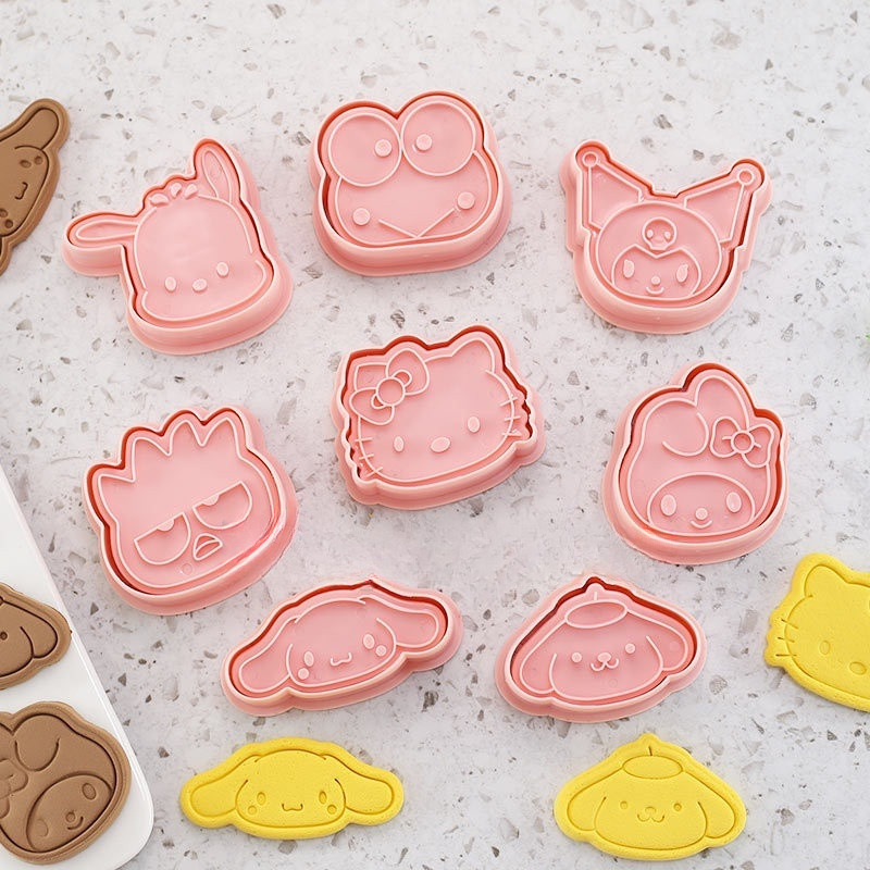 SANRIO แม่พิมพ์พลาสติก รูปการ์ตูนคุโรมิน่ารัก ขนาดเล็ก สําหรับทําคุ้กกี้ ไอซิ่ง เบเกอรี่