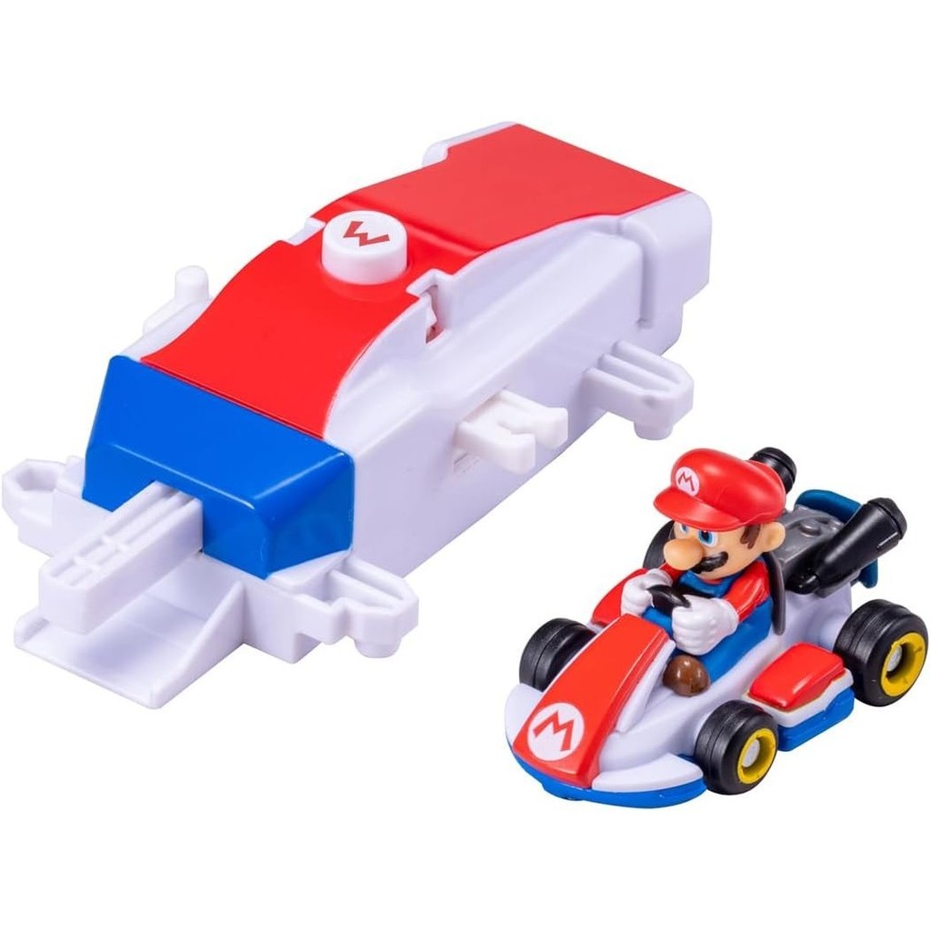 Takara Tomy Drift Tomica Mario Kart Drift Starter Set Mario &amp; Standard Kart รถของเล่น ขนาดเล็ก 3 ปี
