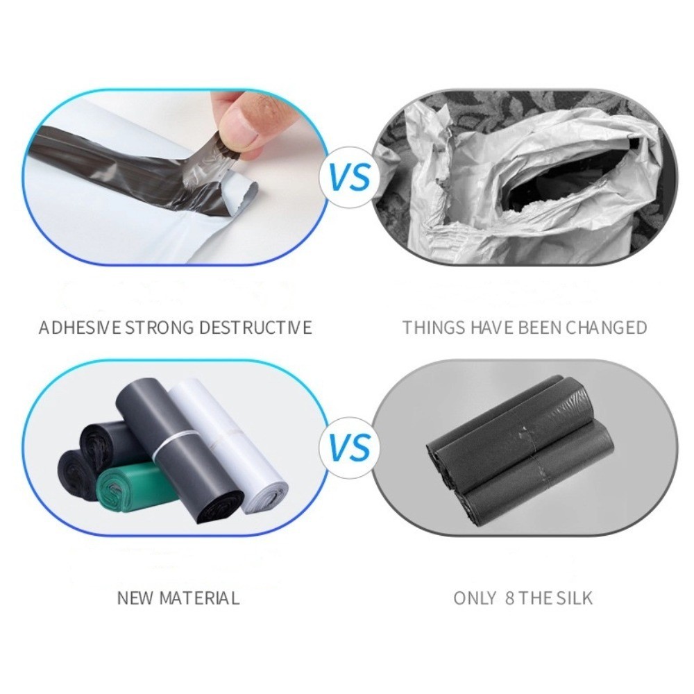 ซองไปรษณีย์พลาสติก ซองพัสดุ ซองเอกสาร แพ็คละ 10ใบ - รูปที่ 2