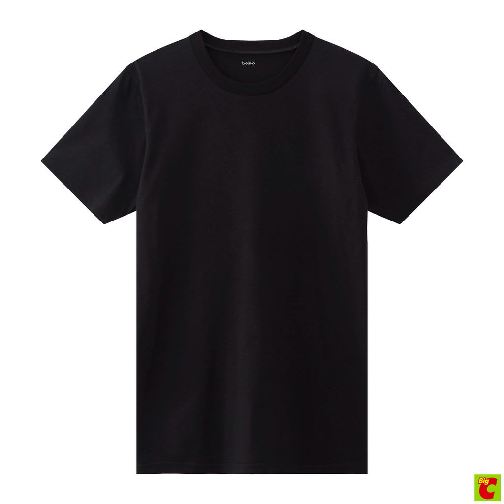 เบสิโค เสื้อคอกลม สำหรับผู้ชาย รุ่น BDNC230604 สีดำ