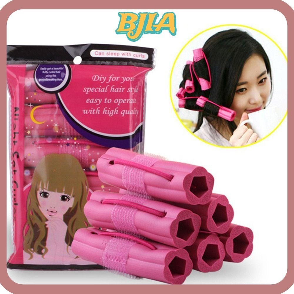 Bja โรลม้วนผม แบบโฟมฟองน้ํานุ่ม ไม่เป็นอันตราย ใช้ซ้ําได้ สําหรับจัดแต่งทรงผม สําหรับผู้หญิง