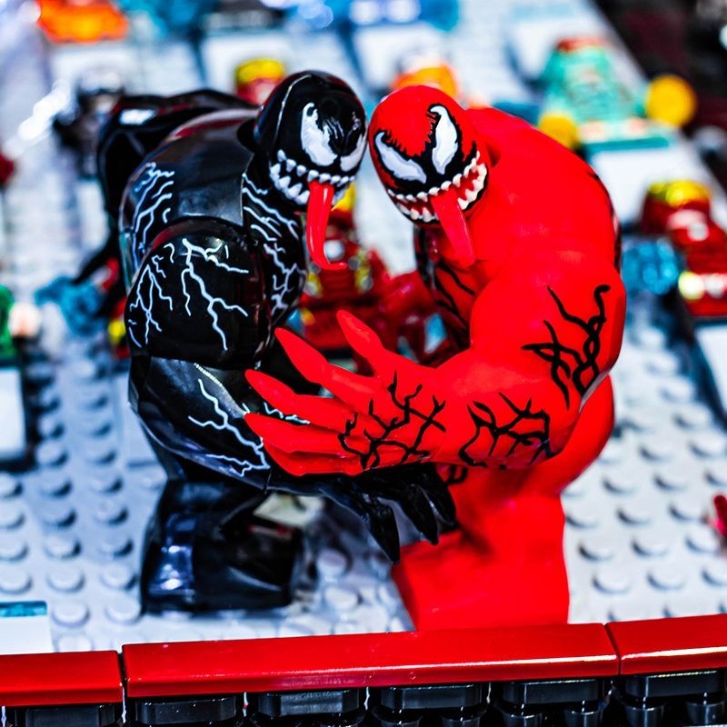 Marvel Venom 2Venom Avengers Spider-Man Toxin Serum Building Block ของเล ่ น Minifigure ใช ้ งานร ่ วมกับ Lego 6JN3