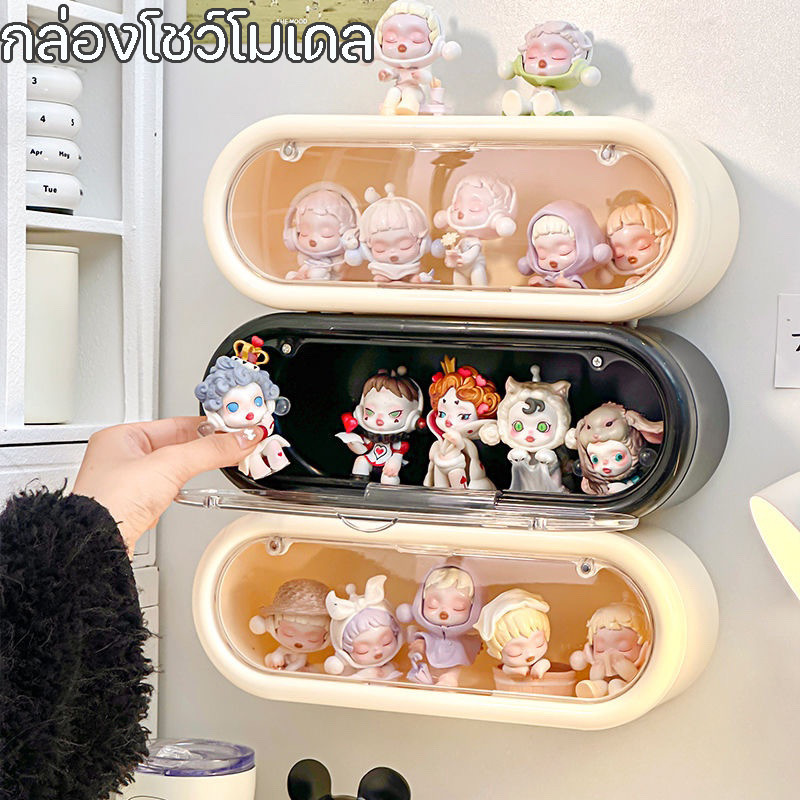 พร้อมส่ง กล่องใส่โมเดล กล่องอคริลิค กล่องใส่ตุ๊กตา กล่องอะคริลิค ใส่ตุ๊กตากันฝุ่นวางซ้อนกันได้