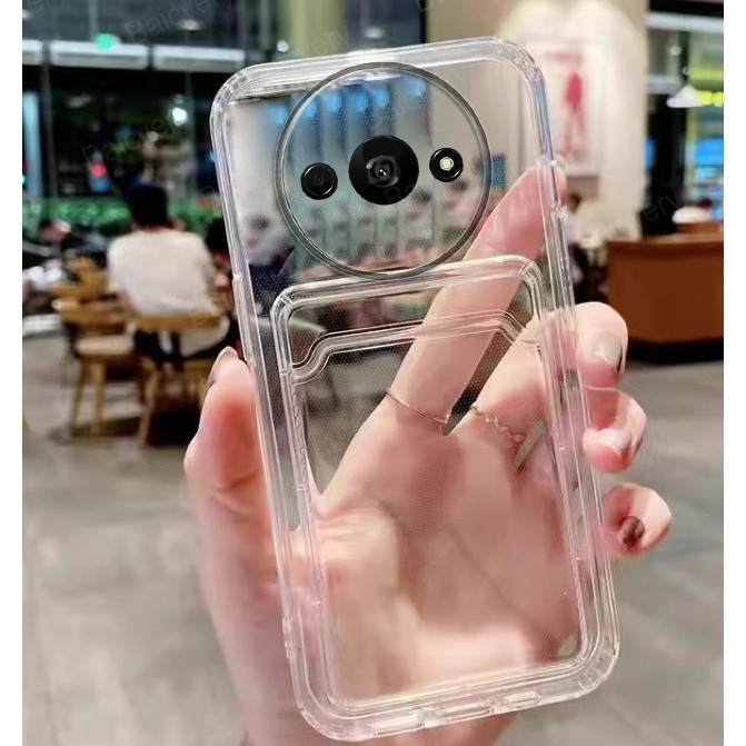 Xiaomi Redmi A3 23129RN51X MZB0H0KIN MZB0H0LIN MZB0H0MIN / Redmi A3X ปลอก TPU ซิลิคอนนุ่มเต็มเกราะป้