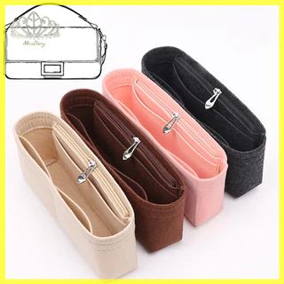 Multi-Pocket ผู้หญิงใส่กระเป๋า Felt ผ้ากระเป๋าถือ Organizer กระเป๋า Liner Tote TH