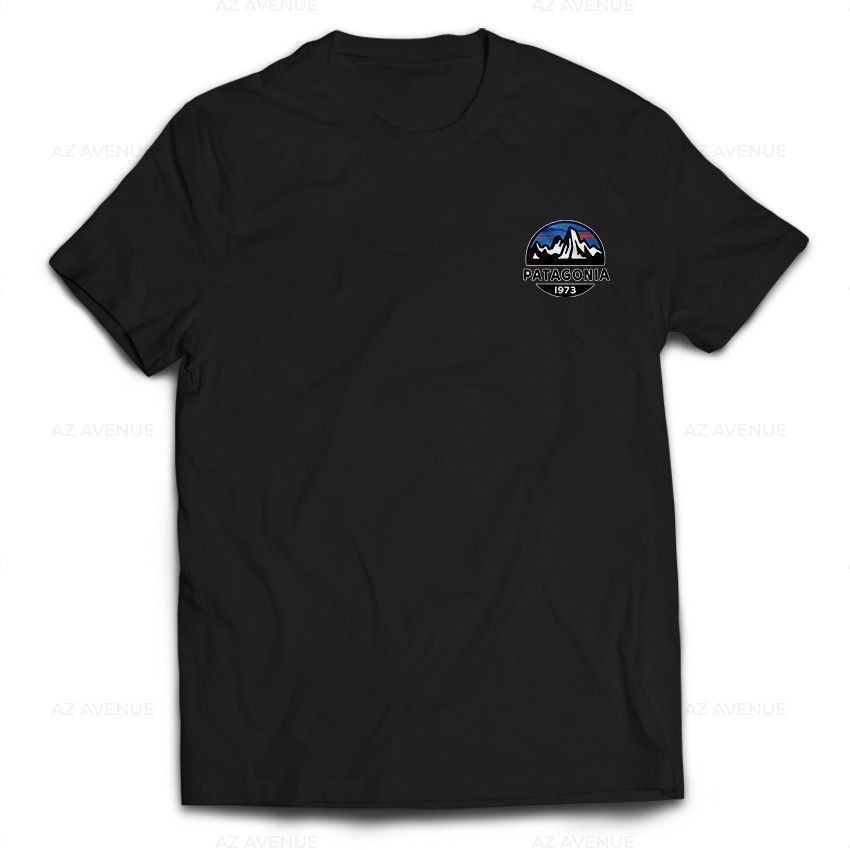 Patagonia Short Sleeve Men 's Breathable Black White T-Shirt