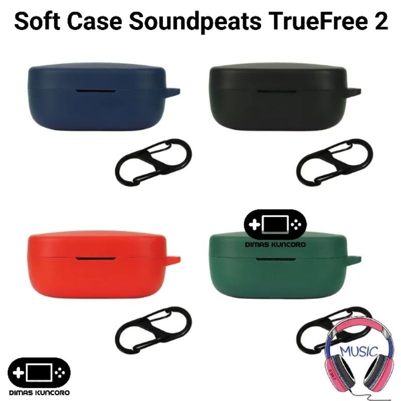 เคสนิ่ม Soundpeats TrueFree 2 ซิลิโคน truefree2 ฟิล์มกันรอย tws