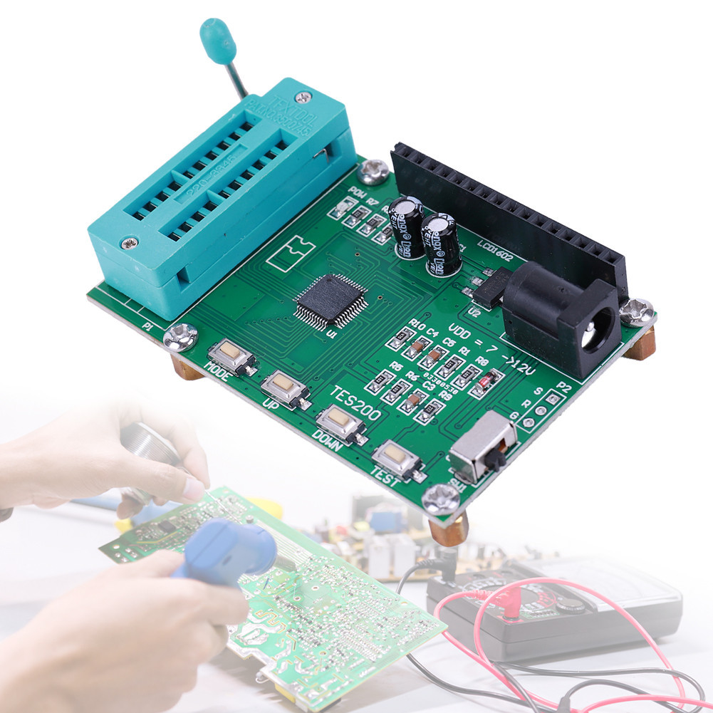 [smartourhome.th ] Tes200 Integrated Circuit Tester IC Tester สําหรับ 74 40 45 lC Logic Gate Meter