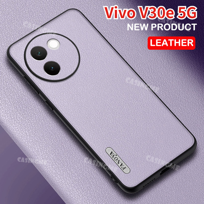 Vivo V30e 5G 2024 ปลอกคุณภาพสูงหนังเคสโทรศัพท์สําหรับ Vivo V30e V30 E VivoV30e V 30E Pro 5G 2024 พรีเมี่ยมป้องกันเปลือกป้องกันกันกระแทกปกหลัง