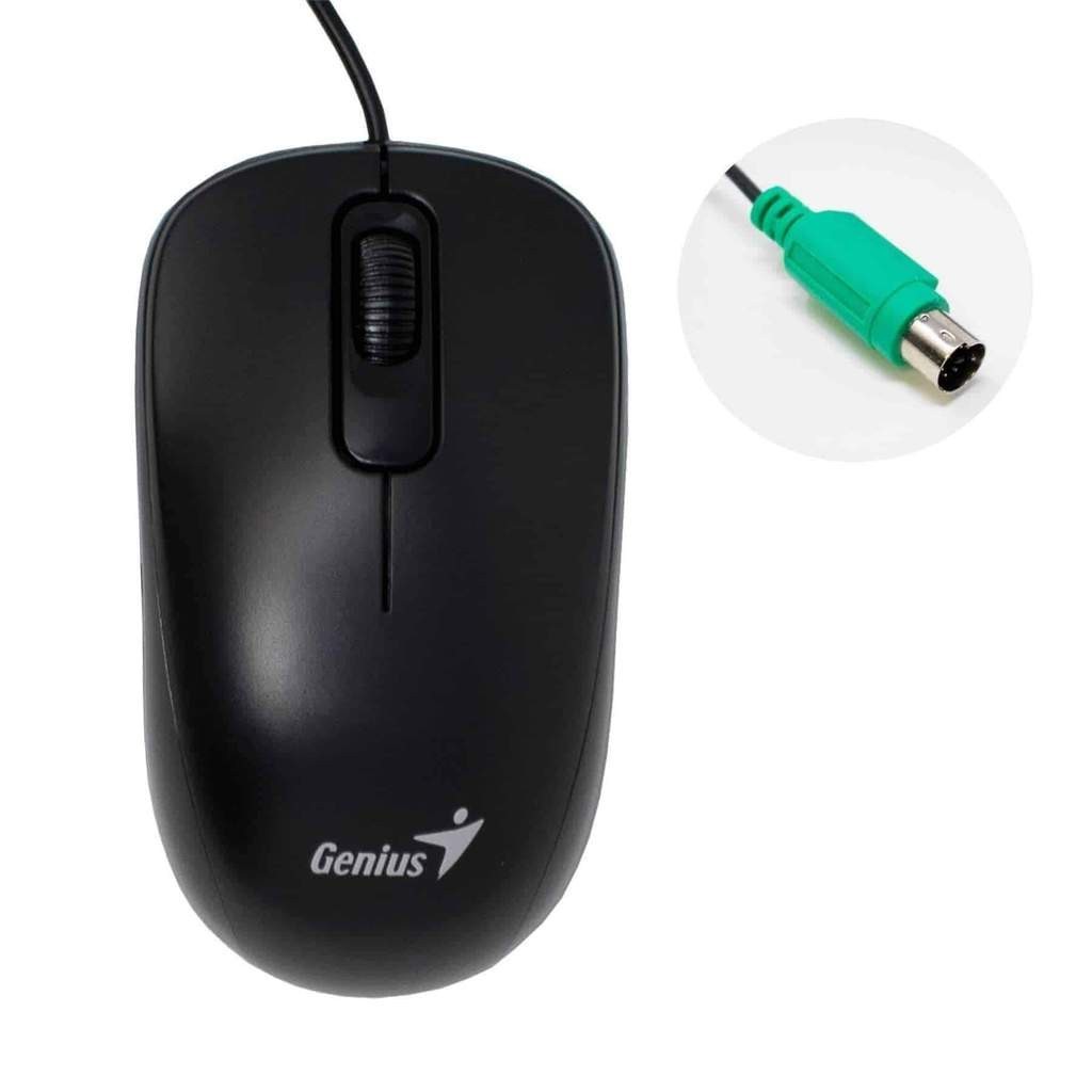 Genius DX-110 PS2_Black Cable Optical Mouse ประกัน 1 ปี