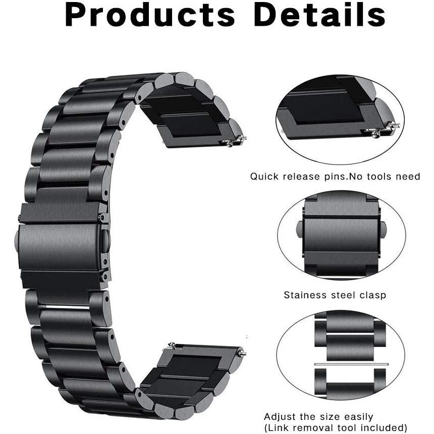 สแตนเลสสตีล Stee สําหรับ Xiaomi Watch 2 Pro / S1 Active/ Pro/ S2 42 มม.46 มม.สายโลหะ Mi นาฬิกาสี 2 กีฬา 22 มม.นาฬิกาสร้อยข้อมือ