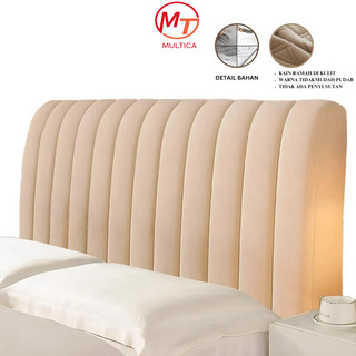 Multica Home Official Cover Sandaran Kasur Elastis Headboard Cover Penutup Sandaran Divan 1,2M - 2M
