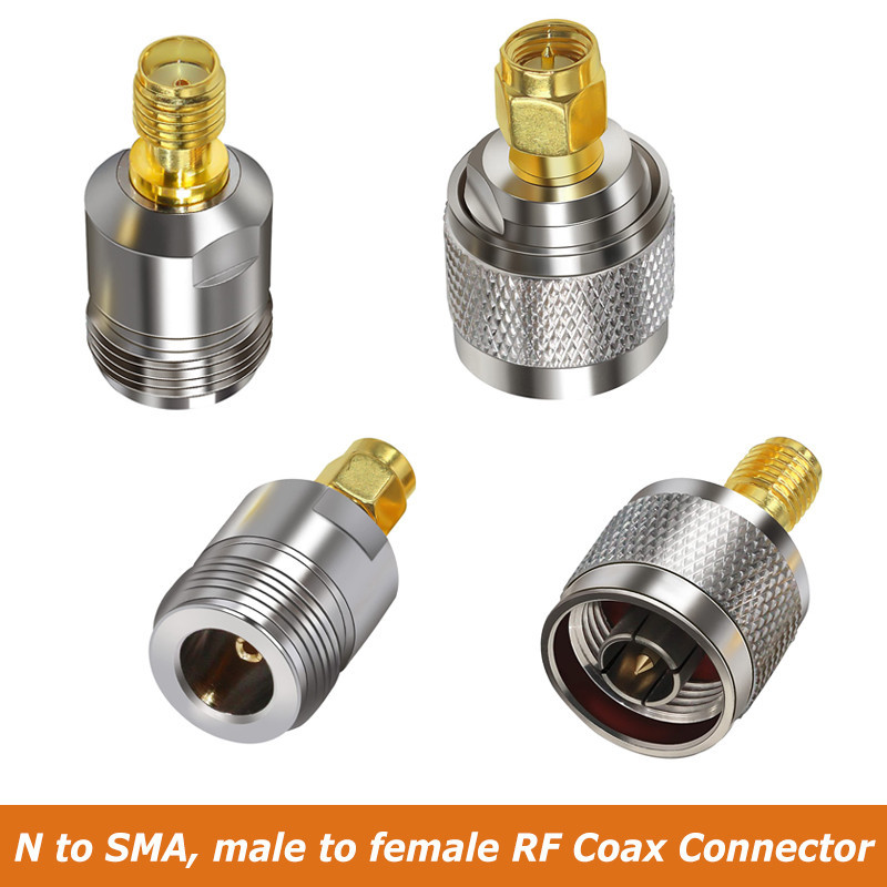 N ชาย / หญิงถึง SMA ชาย / หญิง, ขั้วต่อสายเคเบิล N ถึง SMA Coax, อะแดปเตอร์เสาอากาศ SMA to N สําหรับ Booster, เครื่องรับส่งสัญญาณวิทยุ, เสาอากาศ FPV, เครื่องส่งรับวิทยุ, เสาอากาศ WiFi