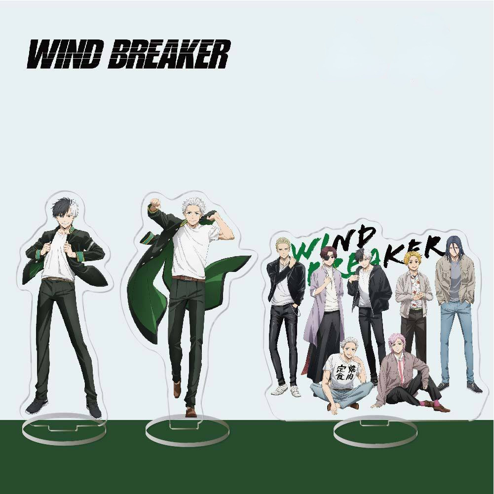 Wind BREAKER Haruka Sakura Kyotaro Sugishita วัสดุอะคริลิคอะนิเมะรูปของเล ่ นยืนผู ้ ถือแผ ่ น