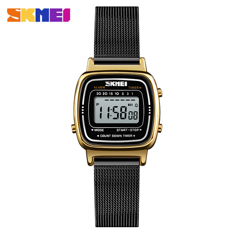 Skmei ผู ้ หญิง 3Bar กันน ้ ําสุภาพสตรีนาฬิกาขนาดเล ็ กนาฬิกาดิจิตอล Relogio Feminino แฟชั ่ นกีฬานาฬิกา 1901 1647 1123