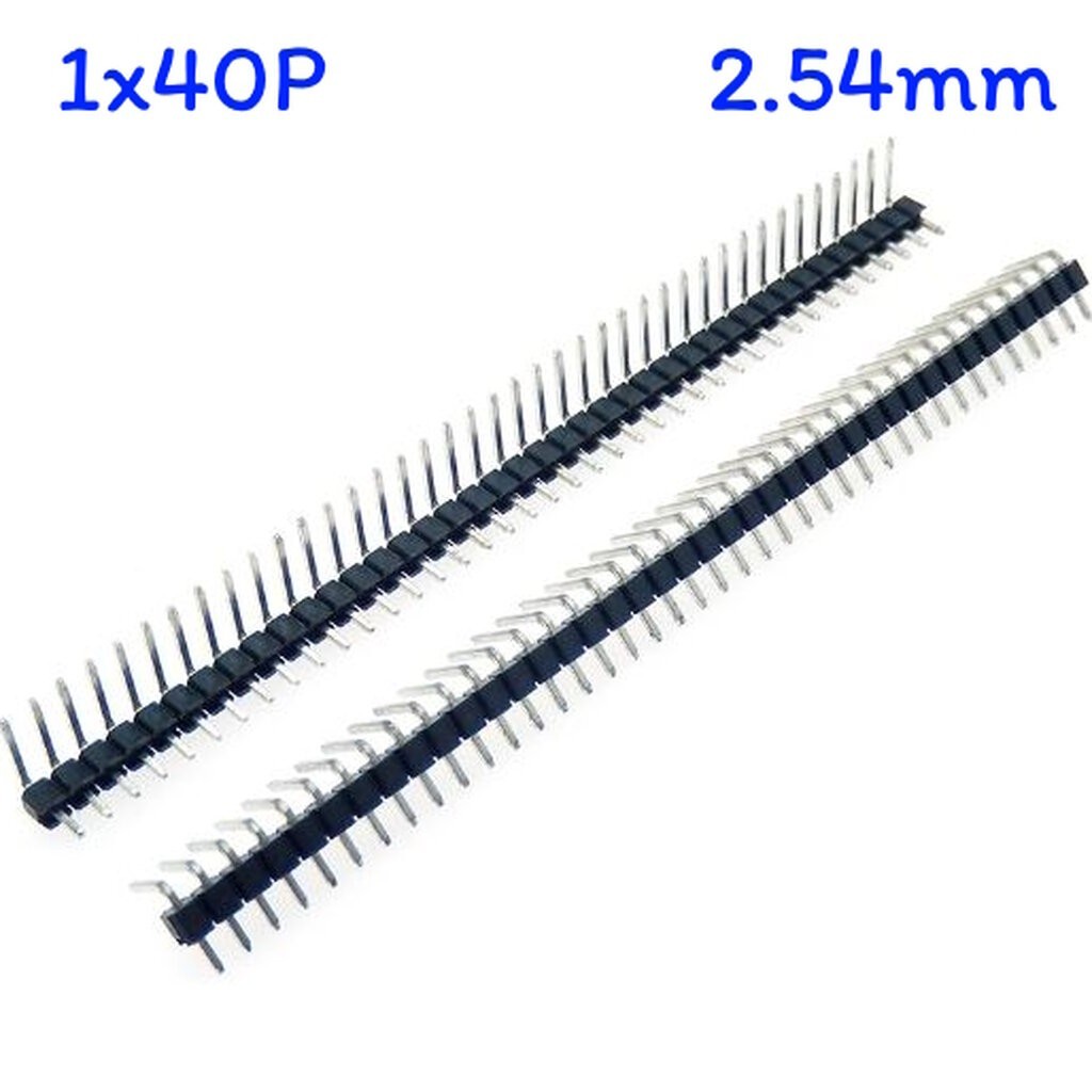 1x40 pin 2.54mm 90 degree Single Row Male (ฉาก)