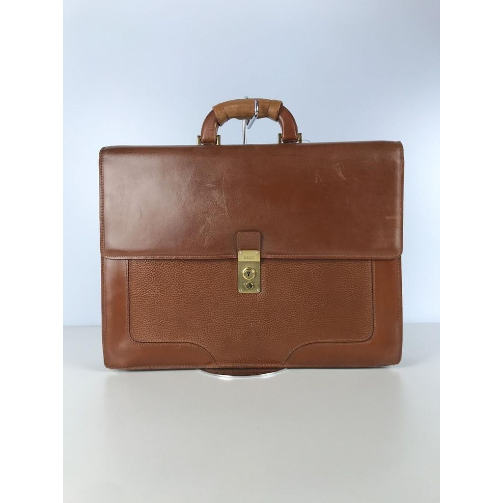 Bally Business Bag Briefcase Leather Direct from Japan Secondhand