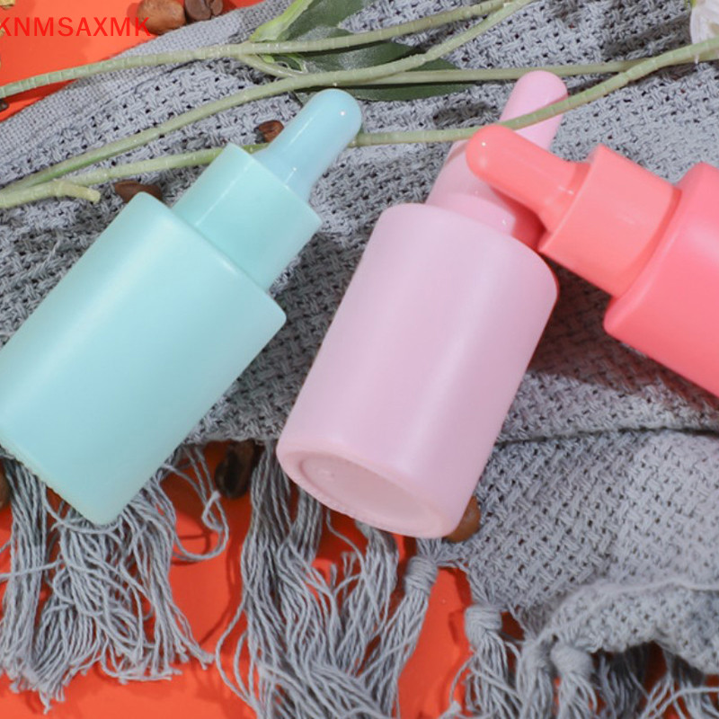 Zhechuibbb.th 30ml Glass s Dropper Bottle Eye Drop ขวดรีฟิลสีเงินใหม ่