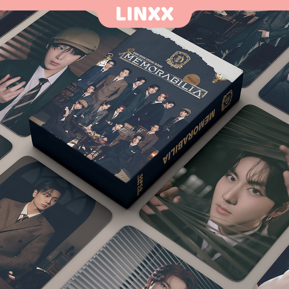 Linxx 55 ชิ้น ENHYPEN MEMORABILIA อัลบั้ม Lomo Card Kpop Photocards โปสการ์ด Series
