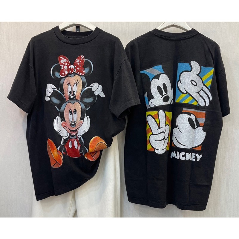 S-5XL เสื้อผ้าฟอก เสื้อการ์ตูน90