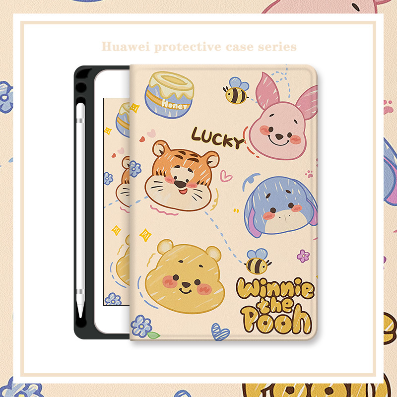 สําหรับ Huawei Matepad Pro 10.8 Air 11.5 2023 T10 T10s SE 11 10.4 13.2 12.6 Honor PAD 9 นิ้วพร้อมที่ใส่ดินสอกันกระแทก Huawei Mediapad T5 M5 Lite M6 Pro X8A X9 11.5 กรณี Honor Pad 9 10 12.1 X8A X8 X9 11 2024 2025 12X V9 M5 M6 SE air 11 11.5 S case