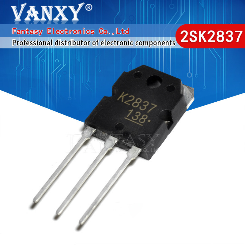 5PCS 2SK2837 TO-247 K2837 TO-3P ใหม่ MOS FET ทรานซิสเตอร์อิเล็กทรอนิกส์ส่วนประกอบ vanxy