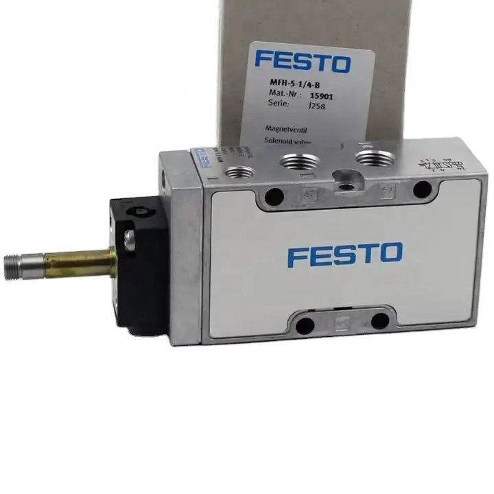 Festo MFH-3-1/8 7802 MFH-3-1/4 9964 ยี ่ ห ้ อใหม ่ MFH Solenoid วาล ์ ว MFH-5-1/8-B 19758 MFH-5-1/4-B 15901