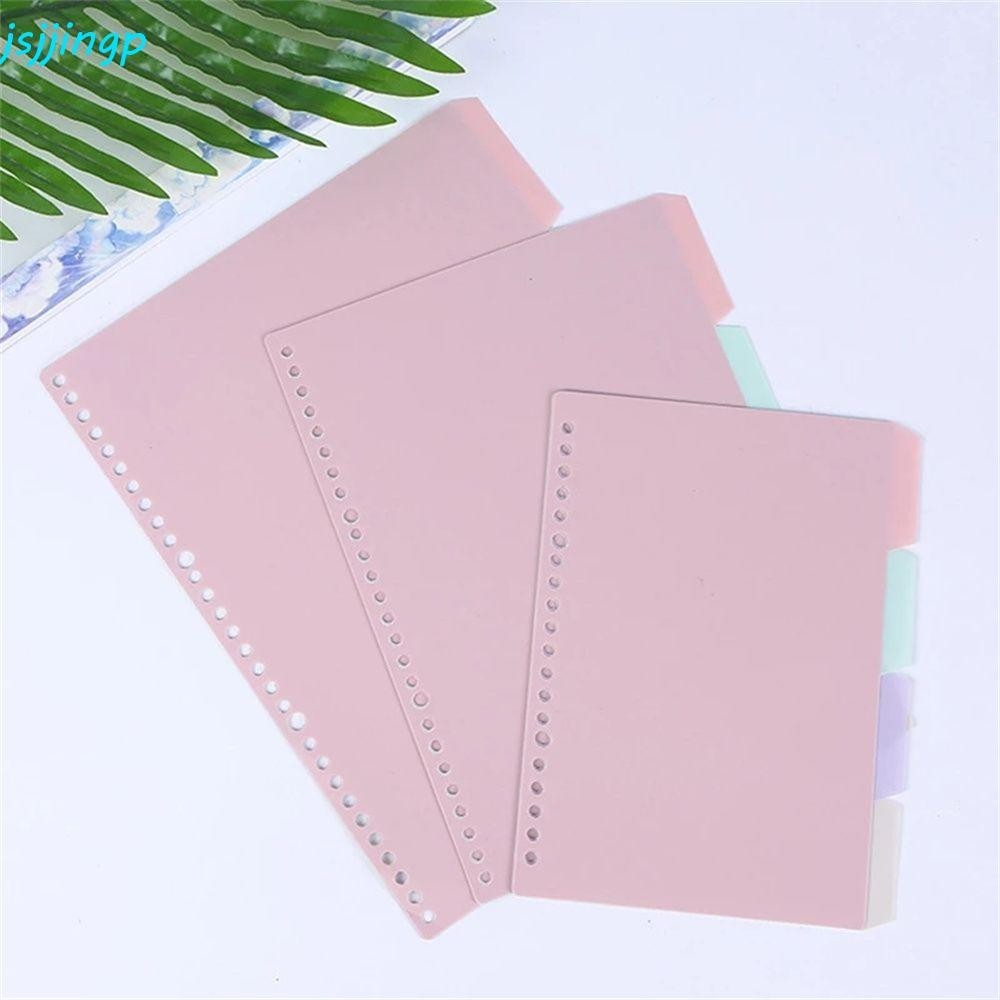 Jsjjingp Binder Index Dividers อุปกรณ ์ สํานักงานโรงเรียนบุ ๊ คมาร ์ ค B5 A5 A4 Scrapbook Coil Book Notebook Separator Page
