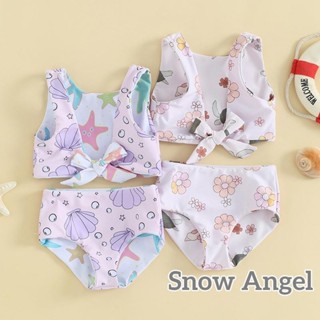 [ส่งบางส่วนจากประเทศไทย] ​ชุดว่ายน้ำเด็กผู้หญิง 2 ชิ้น ลายเป…