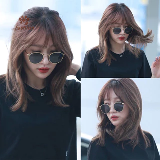 [แฟชั่น] Trend Star แว่นตาสไตล์เดียวกันยุโรปอเมริกันรูปไข่ขนาดเล็ก Shades แว่นตากันแดดป้องกันรังสีแว่นตาสําหรับผู้หญิง {TH}