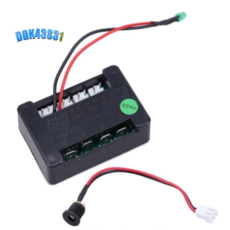 dgk43s31DC24V ตัวควบคุมสกู๊ตเตอร์ไฟฟ้า 120W DC แปรงไฟฟ้ามอเตอร์คอนโทรลเลอร์ E-Scooter Part พร้อมสายชาร์จและสาย LED