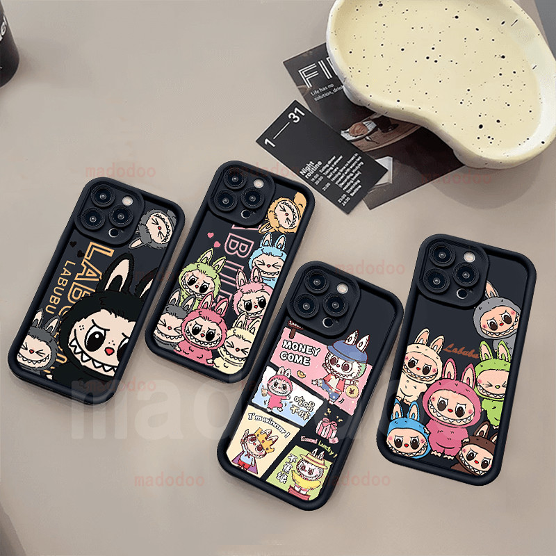 เคส Creativity LABUBU VIVO Y100 Y03 Y28 Y18 Y38 Y36 Y27 Y17S Y78 5G Y75 Y52 Y72 Y30 Y02S Y16 Y56 Y19 Y95 Y93 Y91 Y91i Y85 V17 V15 V30 V29 Lite V29E Pro V27E V25 V25E V23 V23E V21E V21 S1 T1 Cute Pop Mart Silicone Soft Phone Case JT 67