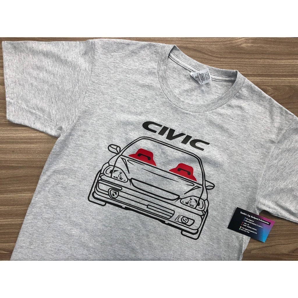 เสื้อยืดแขนสั้นคอกลม Honda Civic Ek Jersey