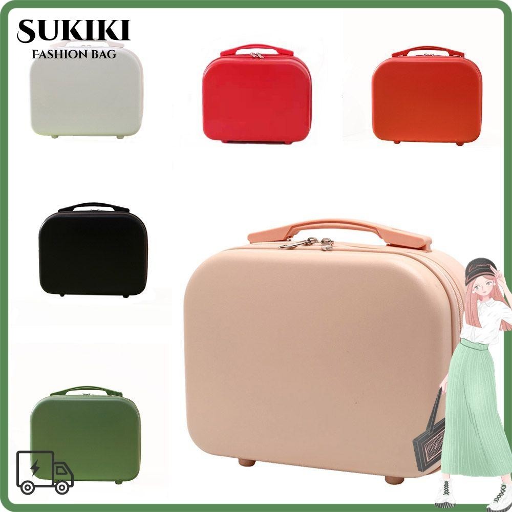 Sukiki Mini Suitcase 14 นิ ้ ว Make Up Carry On Short Trip Bag