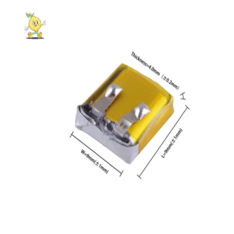 [mozh ] 3.7v 30mah 401012 แบตเตอรี ่ ลิเธียมโพลิเมอร ์ แบบชาร ์ จไฟได ้ สําหรับชุดหูฟัง [TH ]