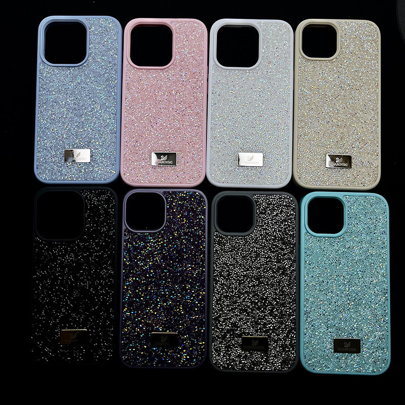 SWAROVSKI หนาswarovskiหรูหราrhinestoneพรีเมี่ยมแบรนด์หรูdropทนเคสโทรศัพท์สําหรับiphone 15promax 14 13 12 11 Pro Max 14plus 11pro XsMax XR X Xs 7 8Plusปกหลัง ราคา ถูกที่สุด ดีลบีเคเค