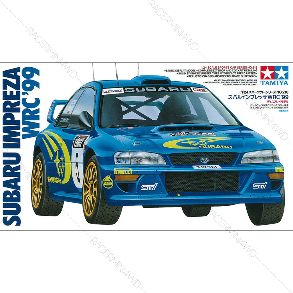TAMIYA Model Kit 1/24 Subaru Impreza WRC'99 24218