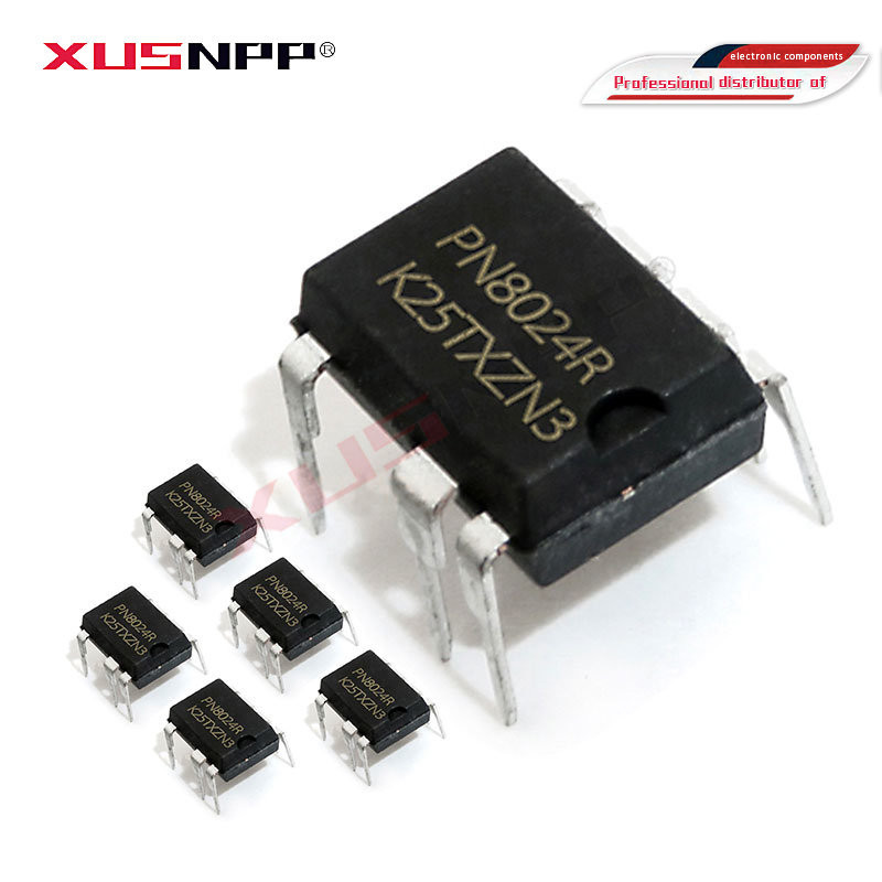 10pcs PN8024 DIP-7 PN8024R DIP 8024R DIP7 PN8024A ส่วนประกอบอิเล็กทรอนิกส์