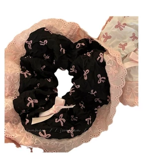 High-End Sense Scrunchy Hair Tie หญิงลูกไม้ Trim Hair Tie
