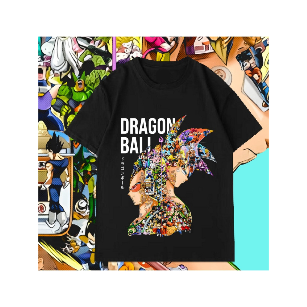 เสื้อดราก้อนบอล โงกุน ToriyamaAkira Goku DragonBall 1955-T-shirt ผ้าCotton 100% ราคาถูก