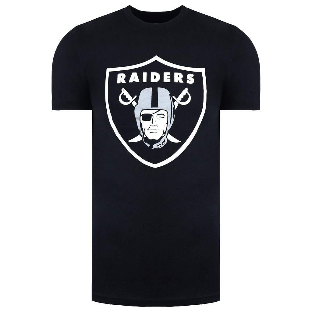 Fanatics Oakland Raiders Crew Neck Black Men Tshirt 1564Mblk1Adora