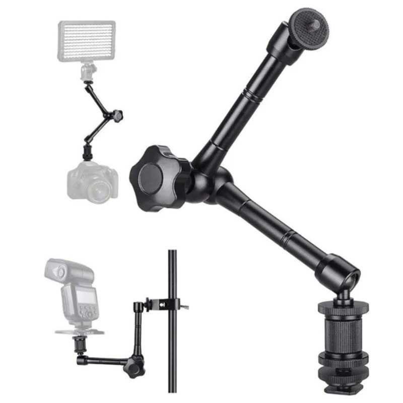 Andoer Articulated Magic Arm สําหรับขาตั้งจอภาพมือพร้อมแคลมป์ปู - S-070