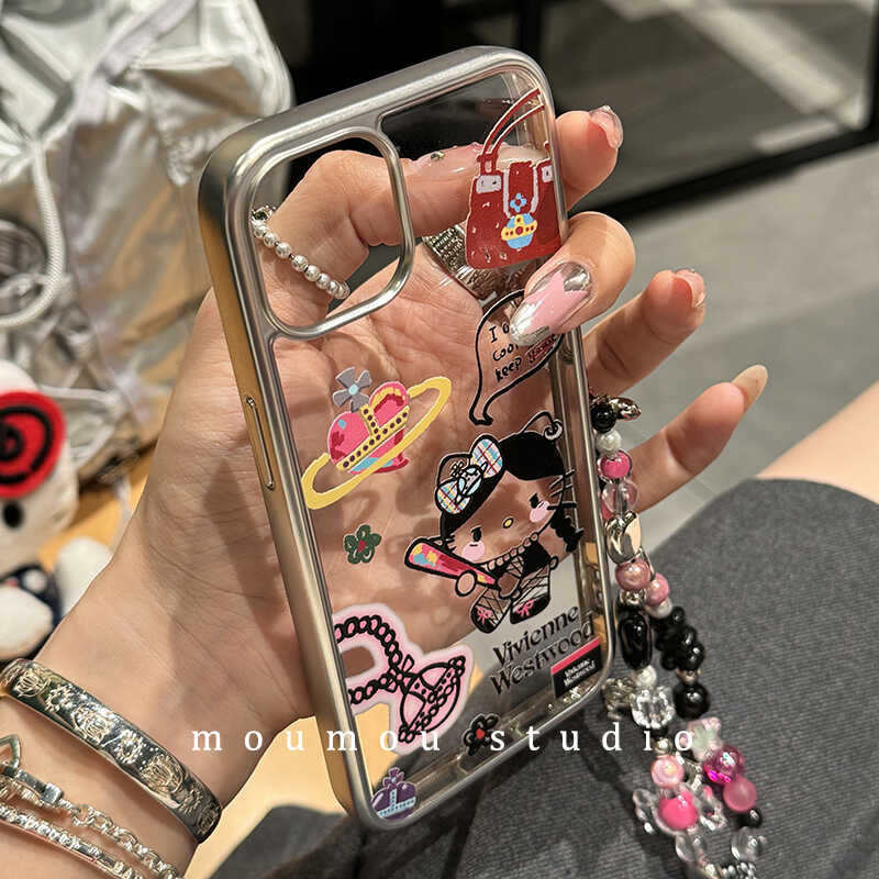 Huiwanju Queen Mother West Planet การ์ตูนแมวสําหรับ fpr iphone 15promax เคสโทรศัพท์ 14 เคสป้องกัน 13/12