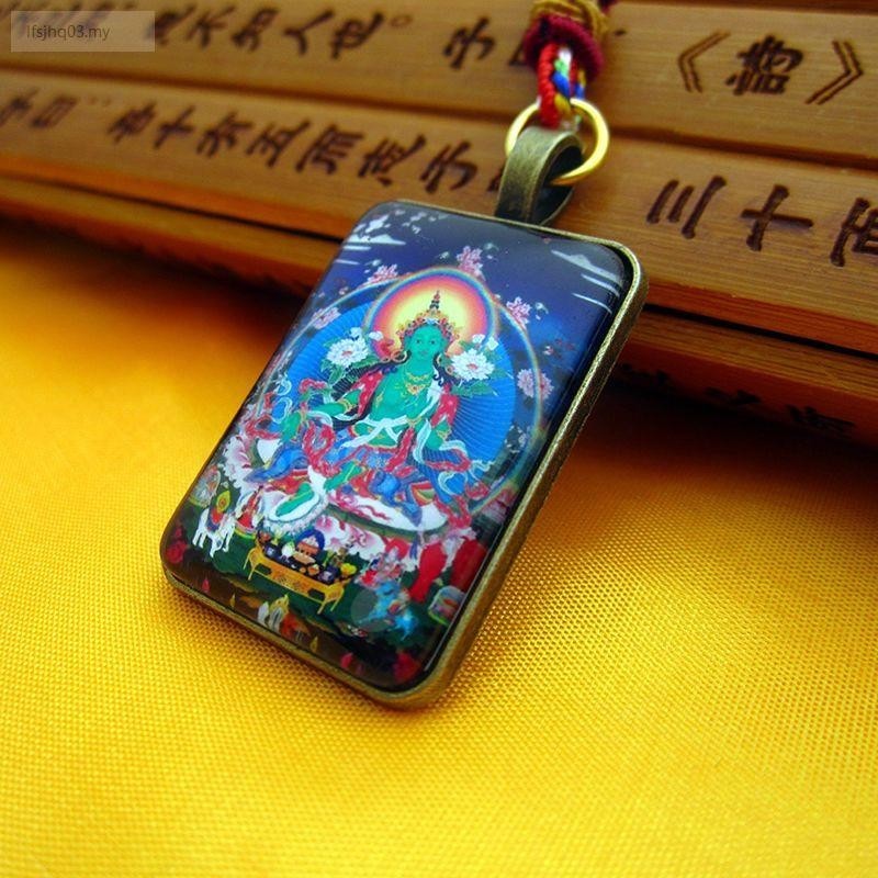 ทิเบตสีเขียว Tara Xizang Tangka อุปกรณ์เสริมทิเบตสีเขียว Tara Xizang Tangka อุปกรณ์เสริม