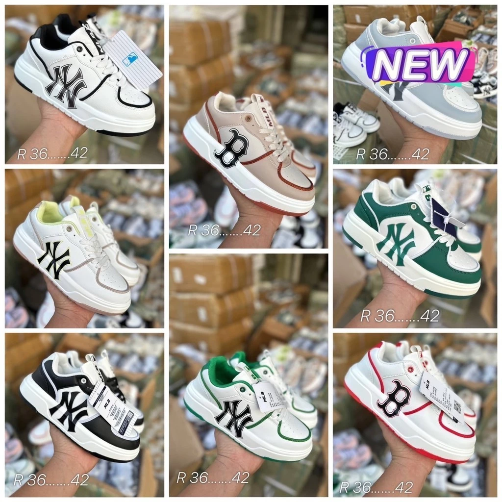 New รองเท้าผ้าใบ รองเท้าใส่สบาย รองเท้าลำลอง รองเท้าแฟชั่น ห้อยป้าย